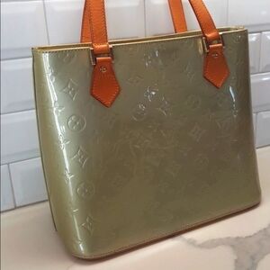 LOUIS VUITTON Vernis Houston Monogram Bag AUTHENTIC